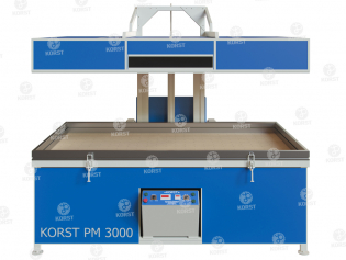 Термо-вакуумный пресс с вертикальным подъемом термомодуля Корст PM-3200