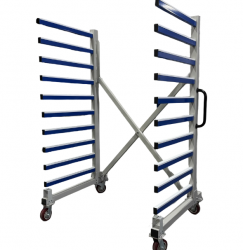 Стеллаж для сушки и хранения мебельных фасадов и полотен дверей