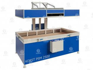 Термо-вакуумный пресс Корст PSM-2500 с подъемным столом и вертикальным подъемом термомодуля