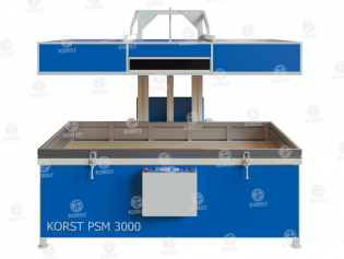 Термо-вакуумный пресс Корст PSM-3000 с подъемным столом и вертикальным подъемом термомодуля