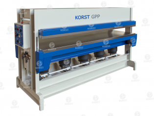 Горячий пневматический пресс Korst GPP-2010 для склеивания и облицовки заготовок